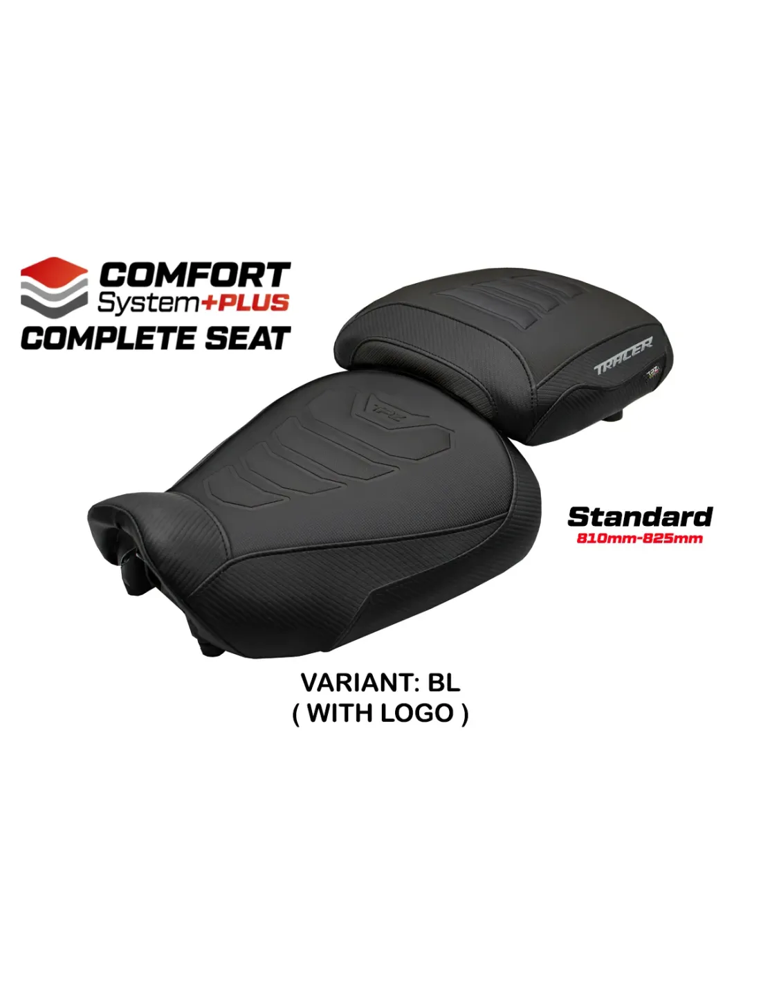 TPZ Italia - Complete Seats - Yamaha Tracer 9 / 9 GT (2021-2024) - Naha Complete Comfort System Plus - Standard - Motofever