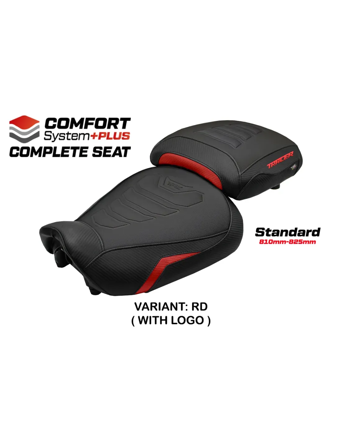 TPZ Italia - Complete Seats - Yamaha Tracer 9 / 9 GT (2021-2024) - Naha Complete Comfort System Plus - Standard - Motofever
