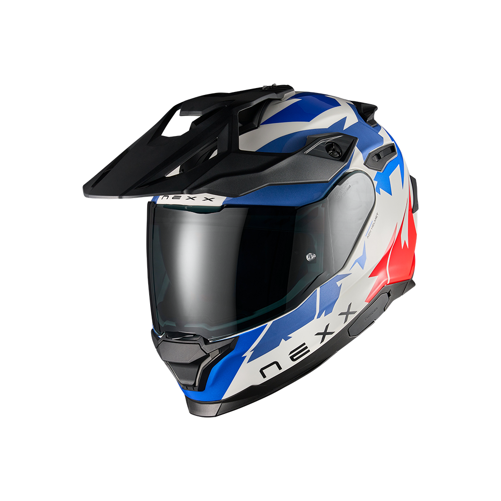 Nexx Helmet - Y.Travl - Primal - Blue Red