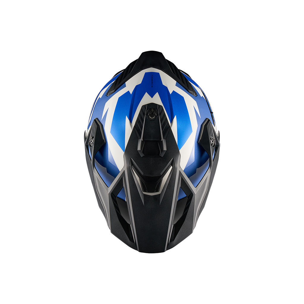 Nexx Helmet - Y.Travl - Primal - Blue Red