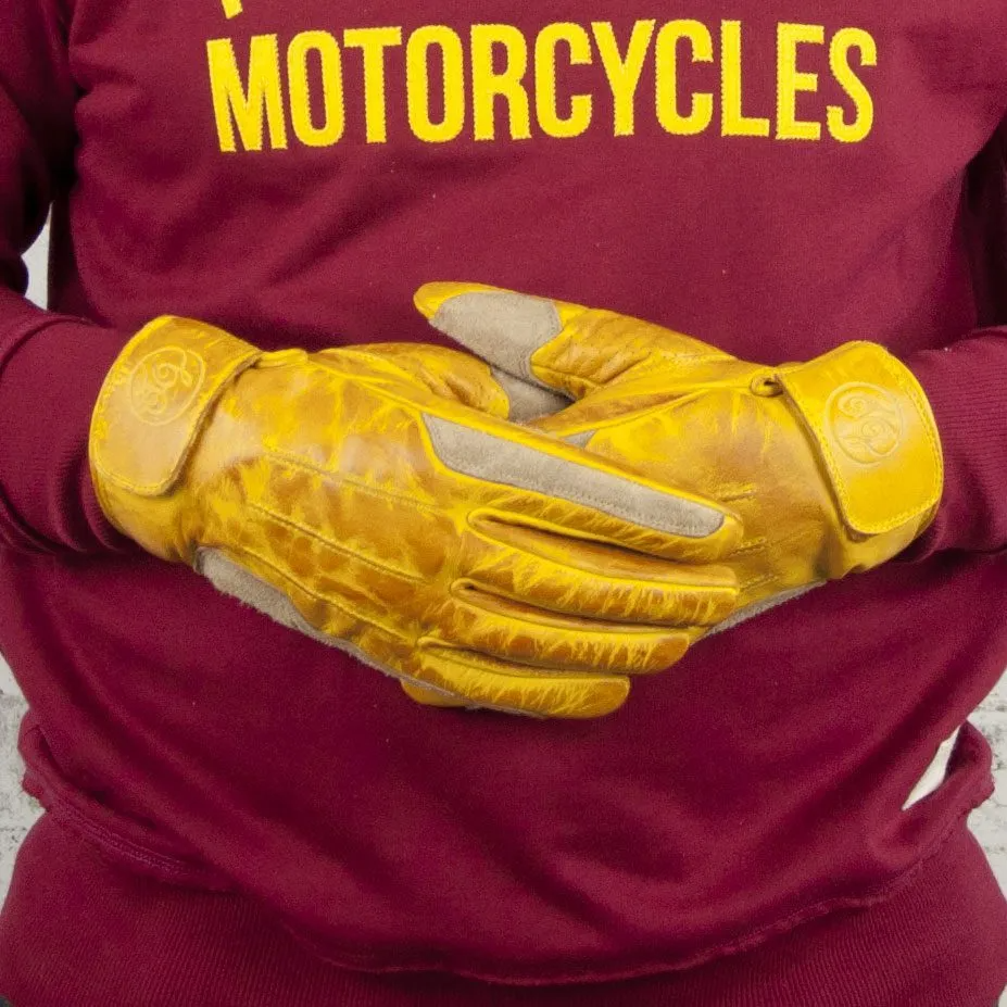 Age Of Glory Gloves - Rover Leather - Yellow