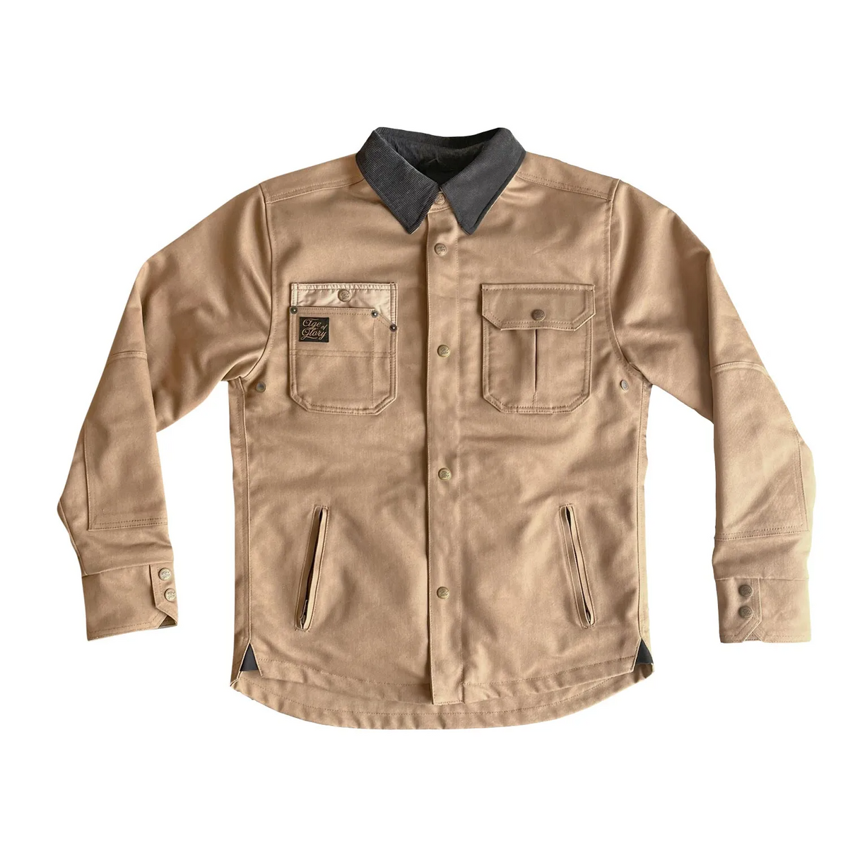 Age Of Glory Jacket - Runaway Riding Shirt - Khaki