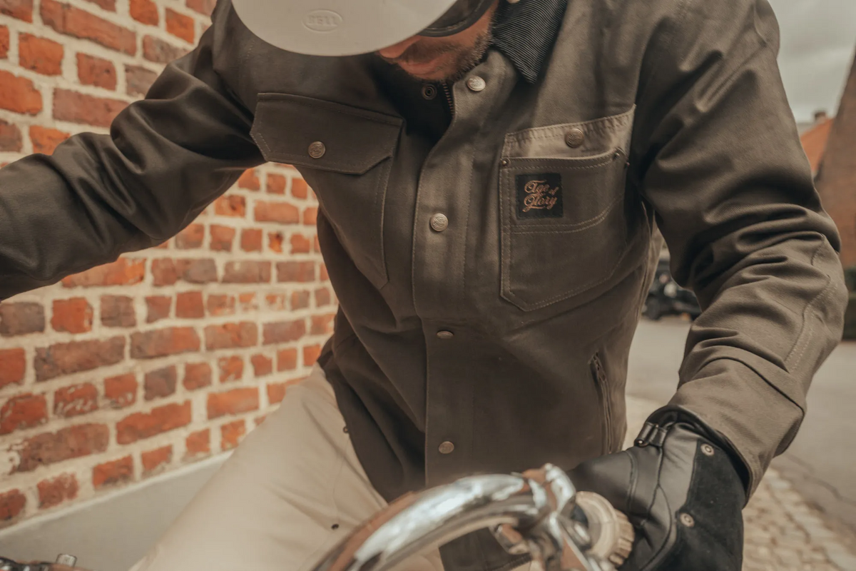 Age Of Glory Jacket - Runaway Riding Shirt - Dark Olive