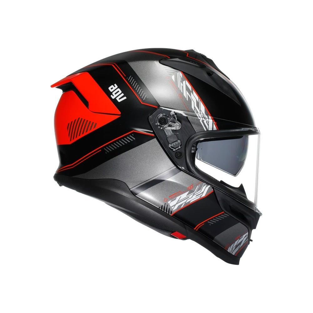 AGV Helmet - K7 - Khyber Matt - Black Red