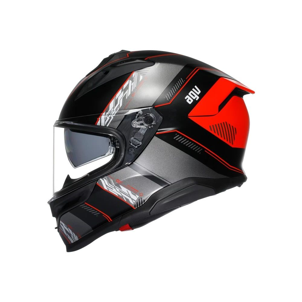 AGV Helmet - K7 - Khyber Matt - Black Red