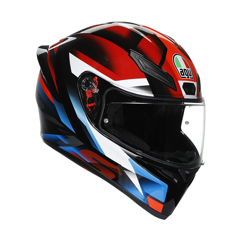 AGV Helmet K1-S FASTLAP Black Red Blue