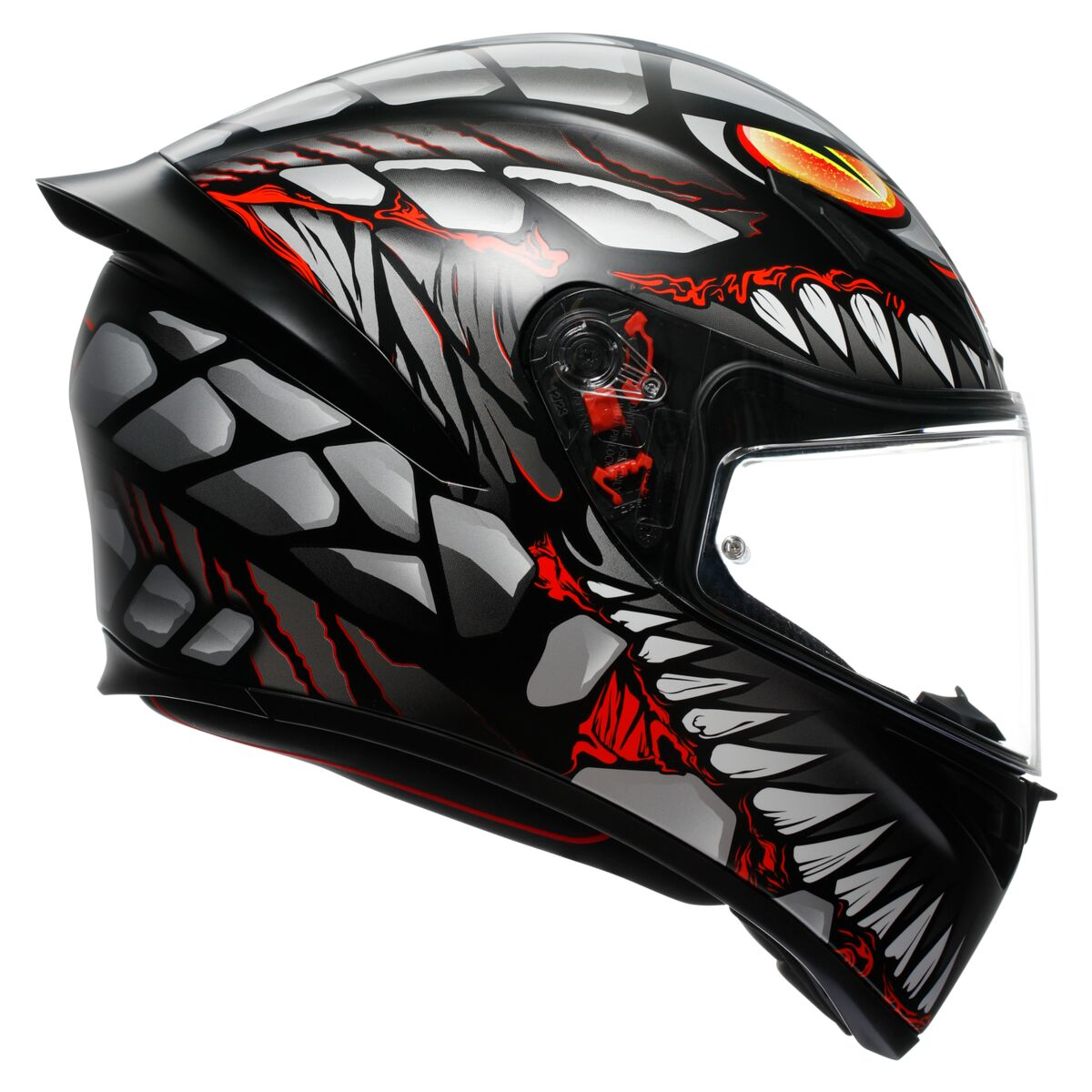 AGV K1-S Lyzard Helmet - Black Gray Red