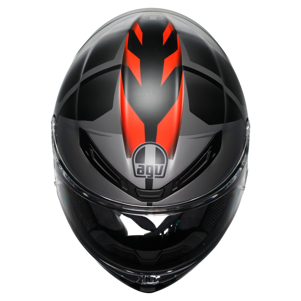 AGV K6-S Karve Matte Helmet - Black Gray Red
