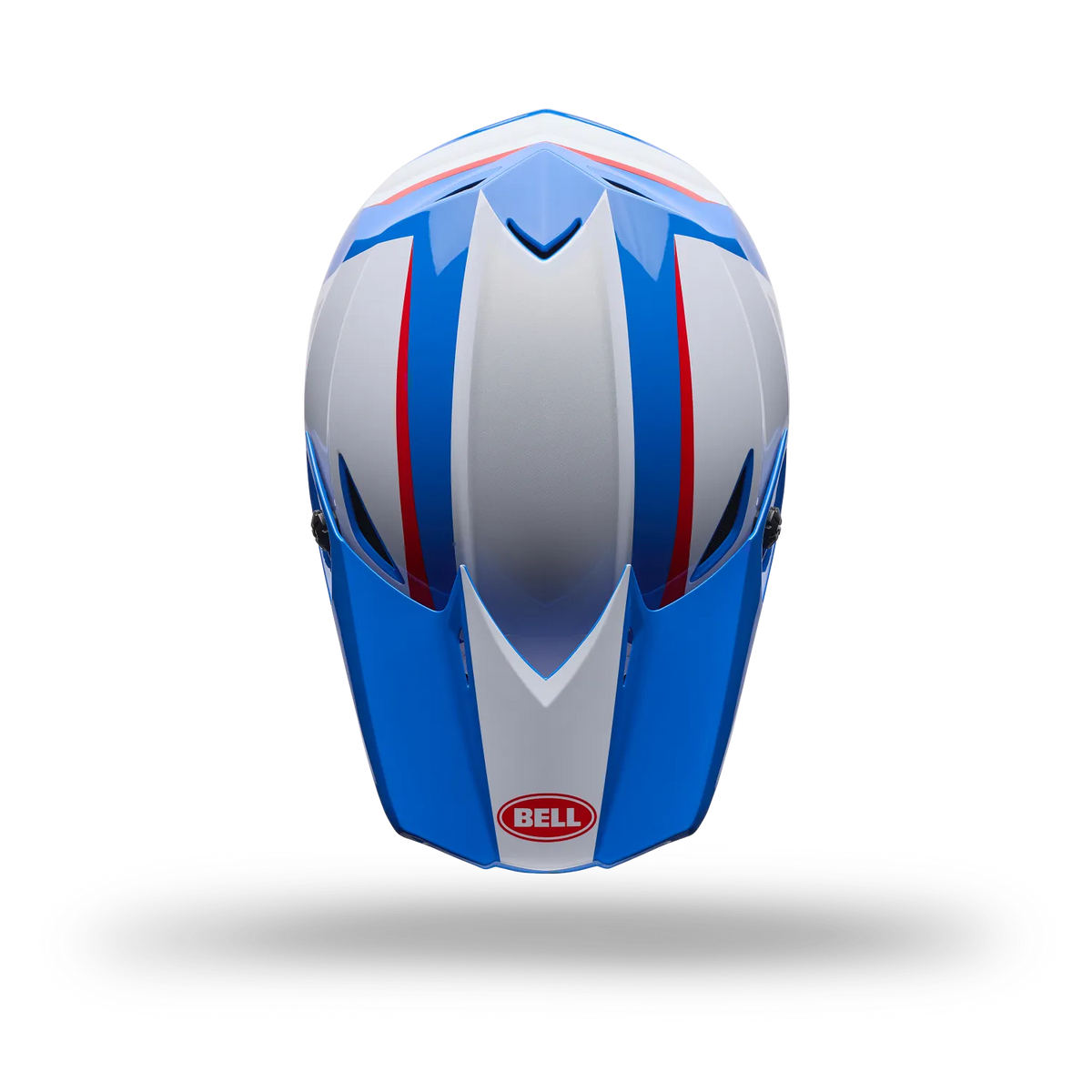 Bell Helmet - Youth MX-10 MIPS - Spiral - White Red Blue