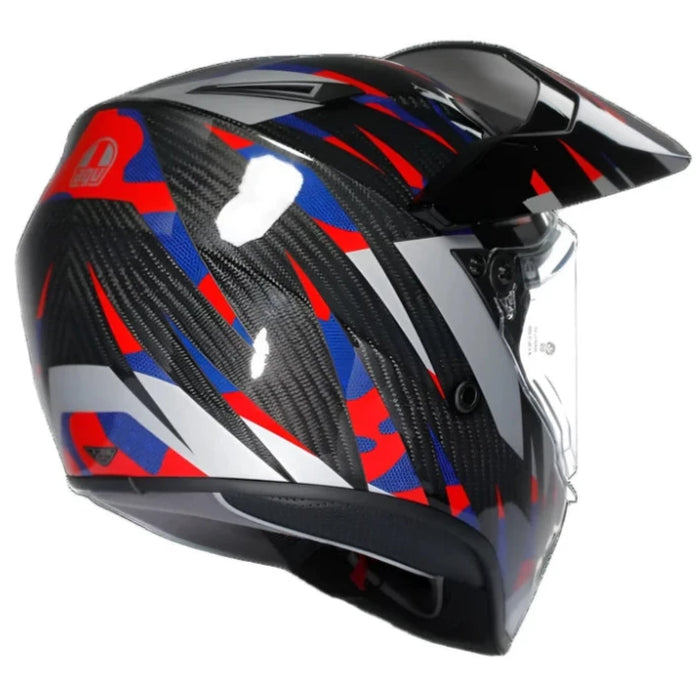 AGV AX9 Steppa Carbon Helmet - Red Blue