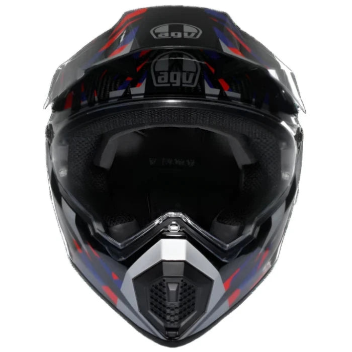AGV AX9 Steppa Carbon Helmet - Red Blue