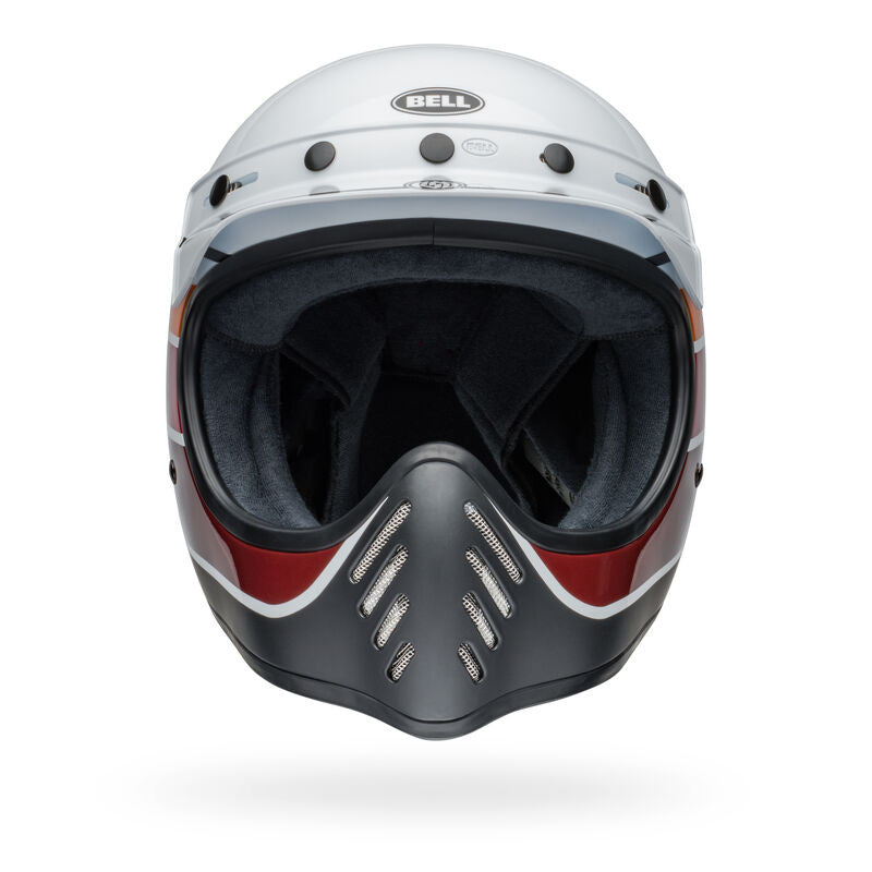 Bell Helmet - MOTO 3 - RSD Saddleback Satin/Gloss - White Black