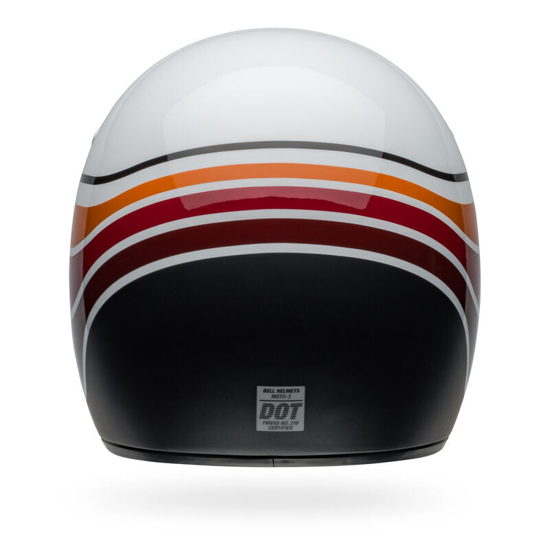 Bell Helmet - MOTO 3 - RSD Saddleback Satin/Gloss - White Black