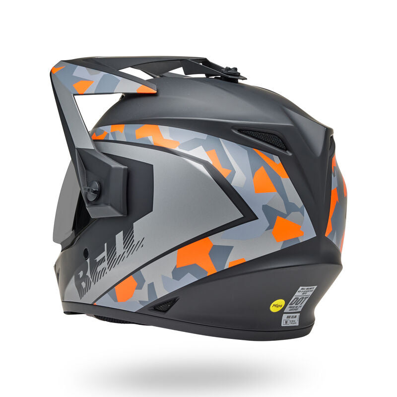 Bell Helmet - MX-9 Adventure MIPS - Mesa Matt - Black Orange Camo