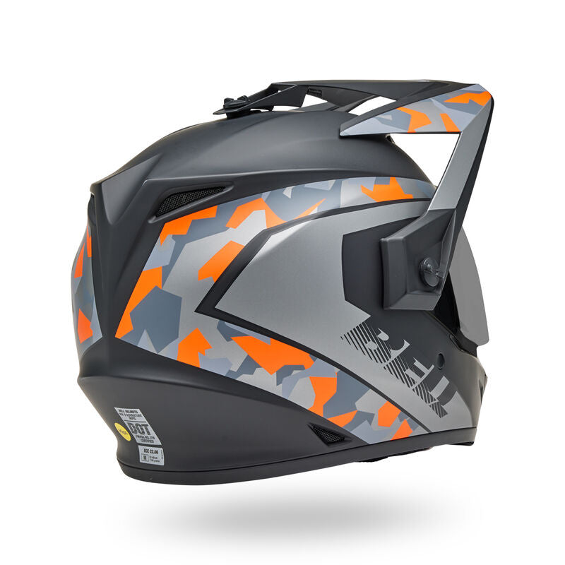 Bell Helmet - MX-9 Adventure MIPS - Mesa Matt - Black Orange Camo