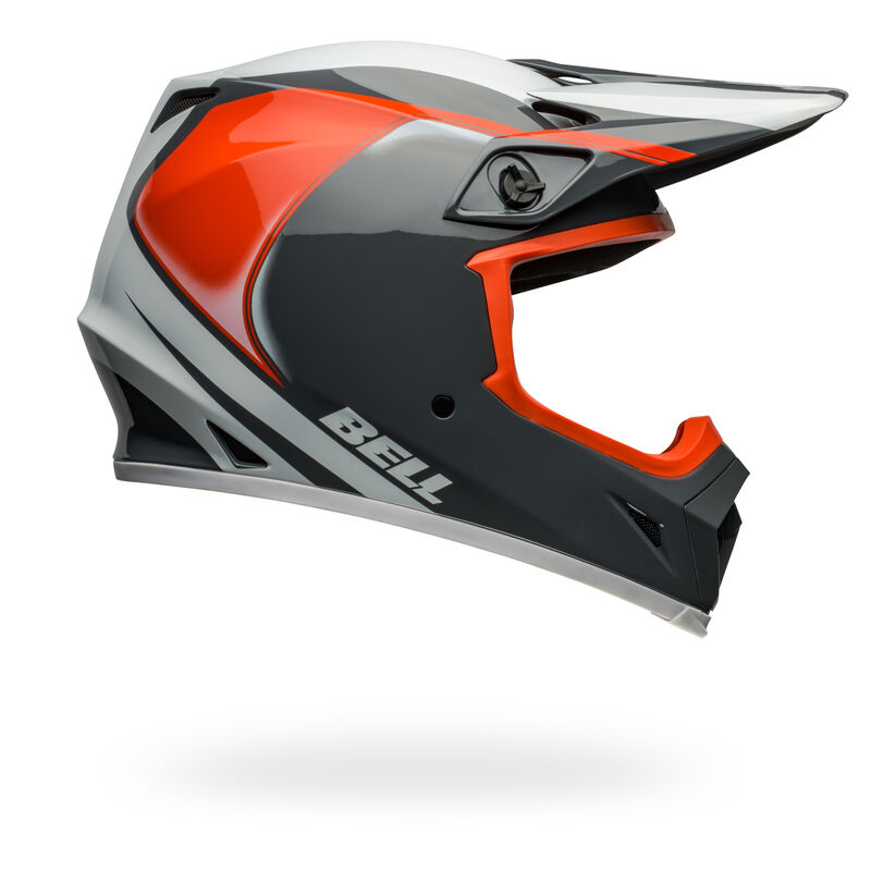 Bell MX-9 MIPS Dart Helmet - Charcoal Orange