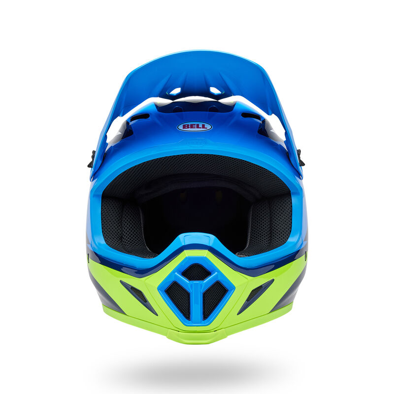 Bell Helmet - MX-9 MIPS - Jackal - Blue Hi-Viz Yellow