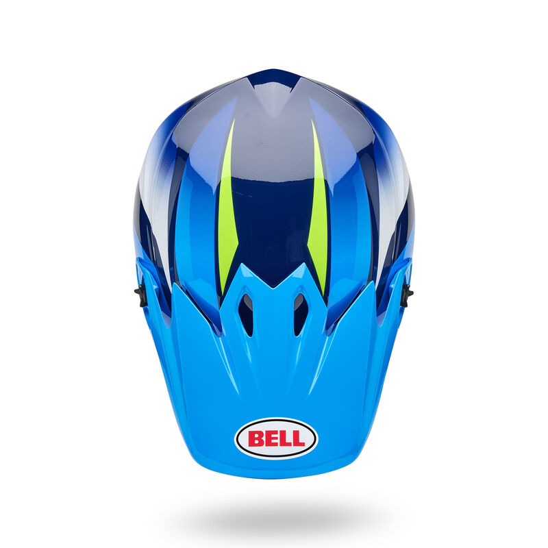 Bell Helmet - MX-9 MIPS - Jackal - Blue Hi-Viz Yellow