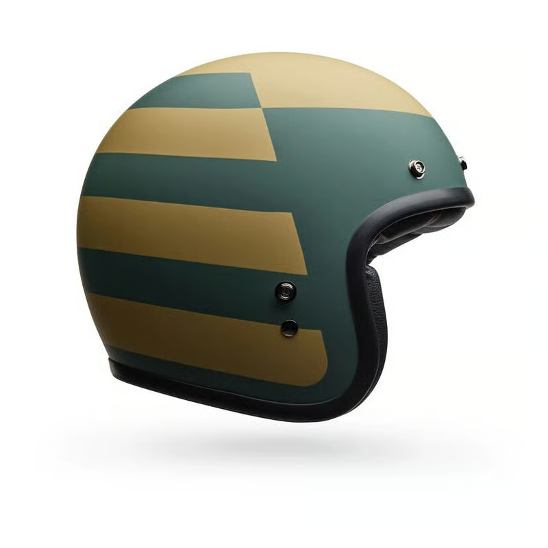 Bell Helmet - Custom 500 - Parlor Matte - Emarald Green Gold