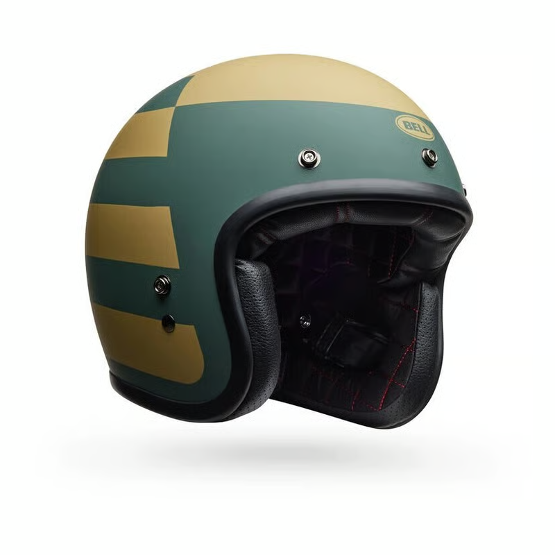 Bell Helmet - Custom 500 - Parlor Matte - Emarald Green Gold