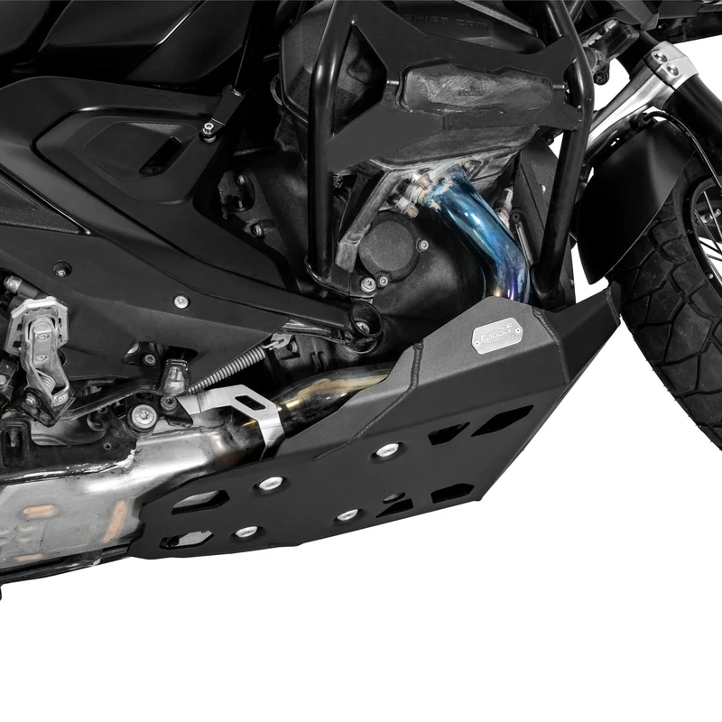 Loboo Aluminum Skid Plate Engine Guard for BMW R1300GS/GSA/RT - No-Drill | 4mm Alloy Bash Plate (CHB151BK)