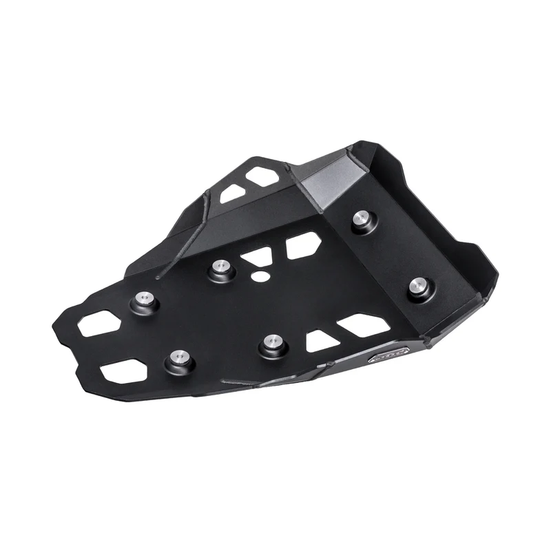 Loboo Aluminum Skid Plate Engine Guard for BMW R1300GS/GSA/RT - No-Drill | 4mm Alloy Bash Plate (CHB151BK)