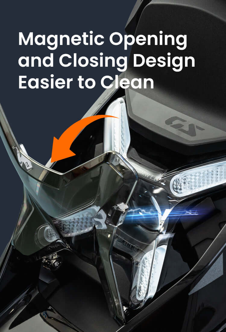 Loboo Headlight Protective Cover - BMW R1300 GS - Transparent