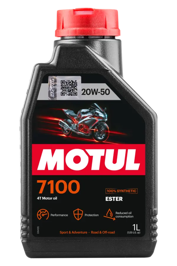 MOTUL Engine Oil - 7100 - 20W50 4T - 1L