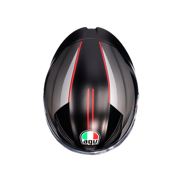 AGV Helmet - K1-S - Lap Matt - Black Grey Red