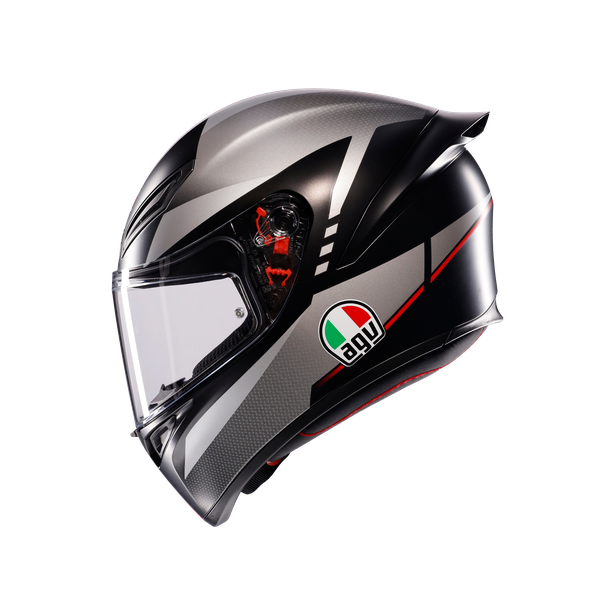 AGV Helmet - K1-S - Lap Matt - Black Grey Red