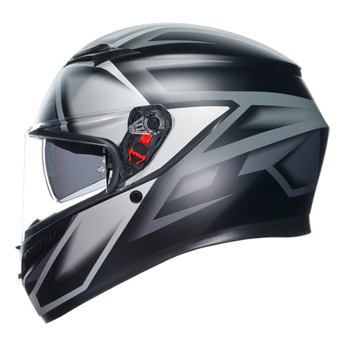 AGV Helmet - K3 - Compound Matt - Black Grey