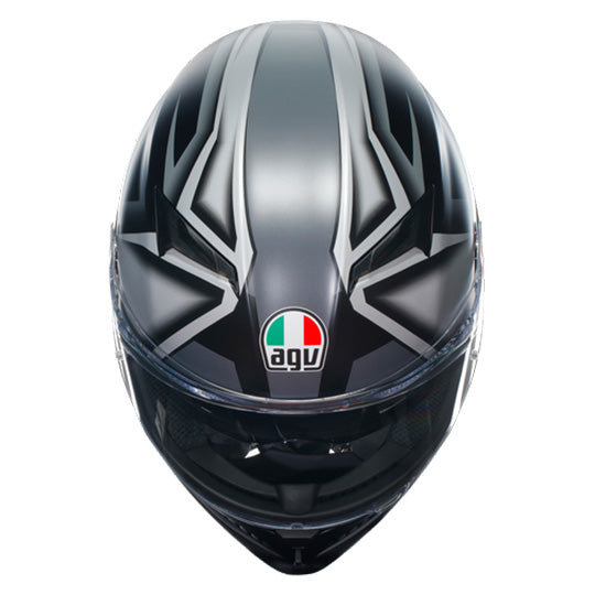 AGV Helmet - K3 - Compound Matt - Black Grey