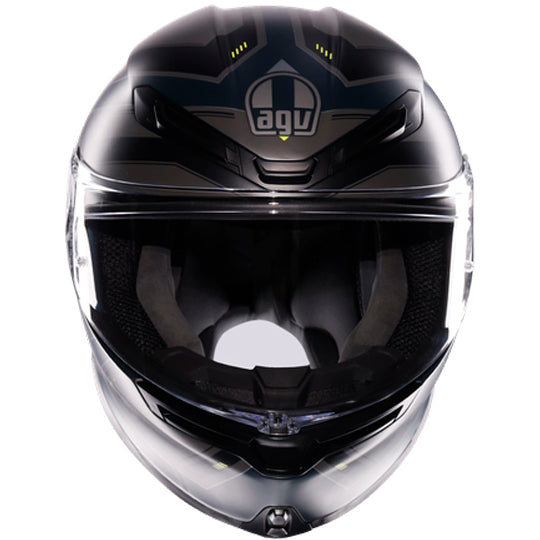 AGV Helmet - K6-S - Enhance Matt - Gray Yellow Fluo