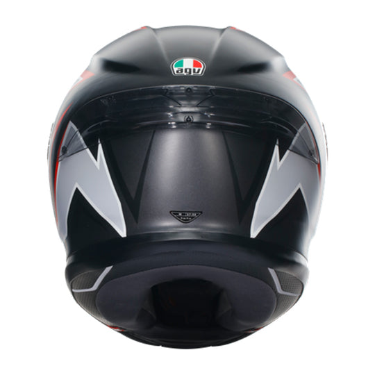 AGV K6-S Flash Helmet - Black Gray Red