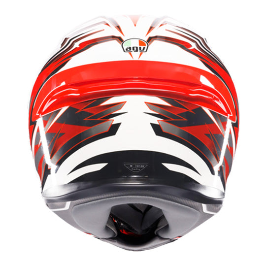AGV Helmet - K6-S - Reeval - White Red Grey