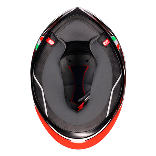 AGV Helmet - K6-S - Reeval - White Red Grey