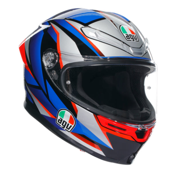 AGV Helmet - K6-S - Slashcut - Black Blue Red - Motofever