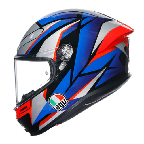 AGV Helmet - K6-S - Slashcut - Black Blue Red - Motofever