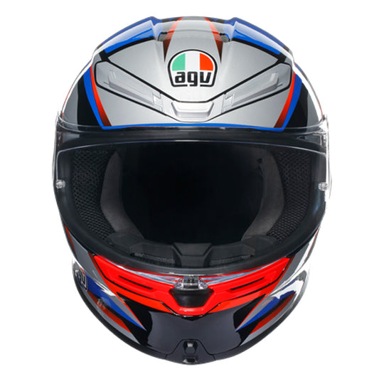 AGV Helmet - K6-S - Slashcut - Black Blue Red - Motofever