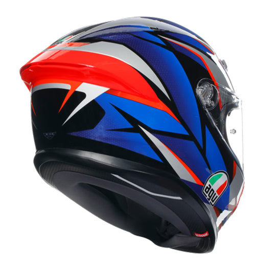 AGV Helmet - K6-S - Slashcut - Black Blue Red - Motofever