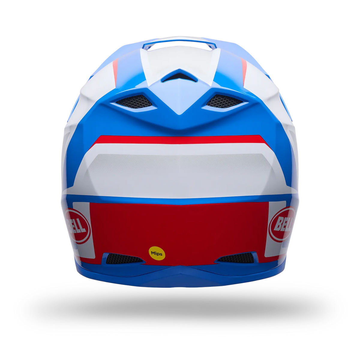 Bell Helmet - Youth MX-10 MIPS - Spiral - White Red Blue