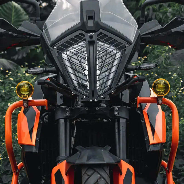 Loboo L7S Motorcycle Auxiliary Lights - Ø 67mm - Black