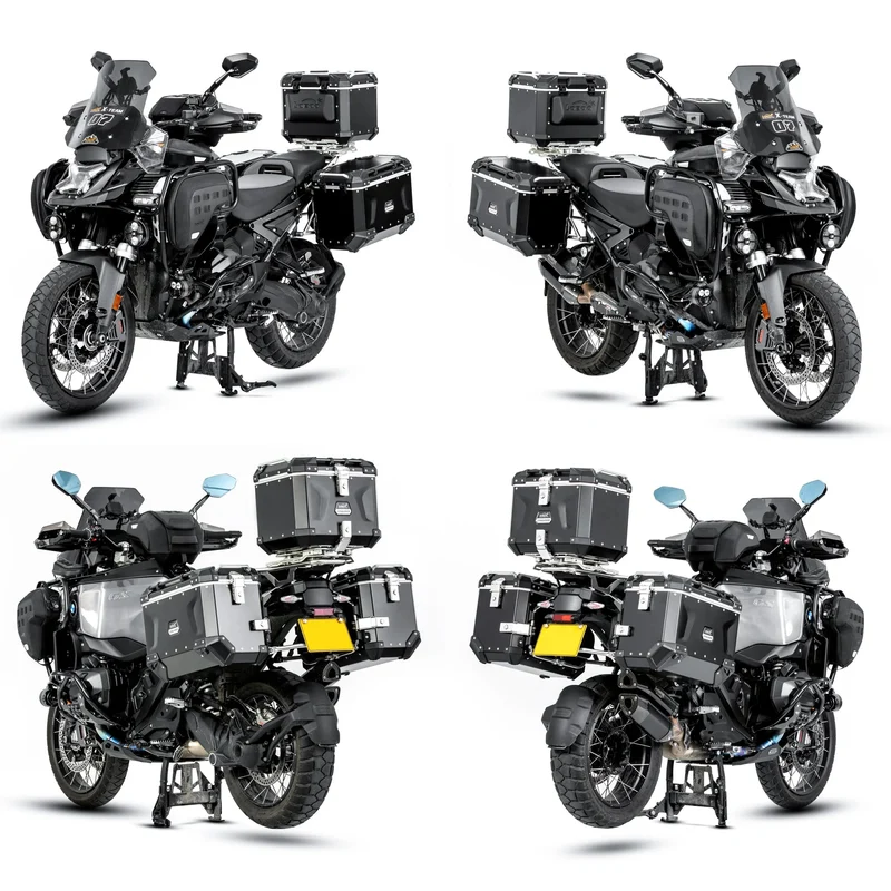 Loboo Motorcycle Tank Bag with Anti-Theft Quick-Release System and Rain Cover, Custom Fit for BMW R1300GS Adventure Original Mounting Points (BTB13BK)