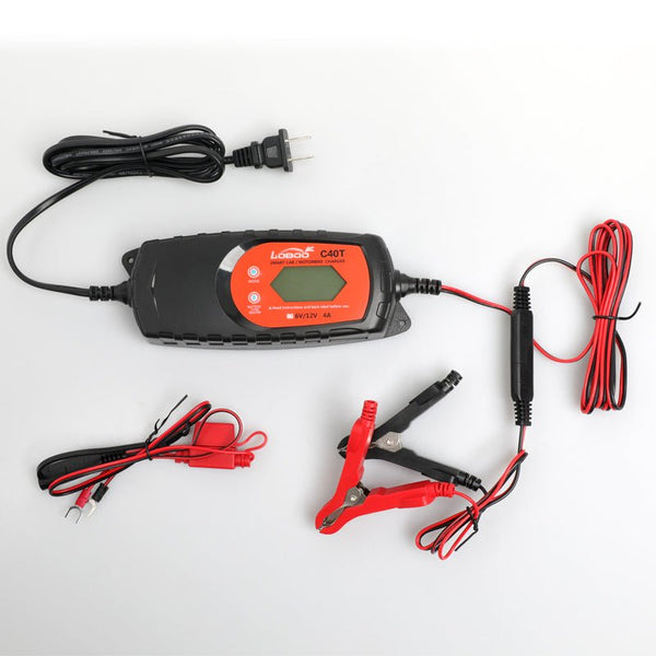 LOBOO C40T Smart Battery Charger & Maintainer - Motofever