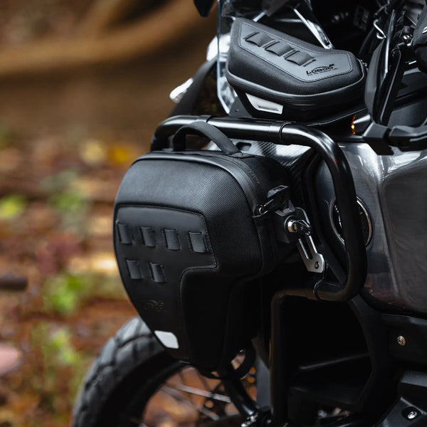 Loboo Eva Hard Shell Crash Bar Bags for BMW R1300 GSA - 5L (BHGB13BK) - Motofever