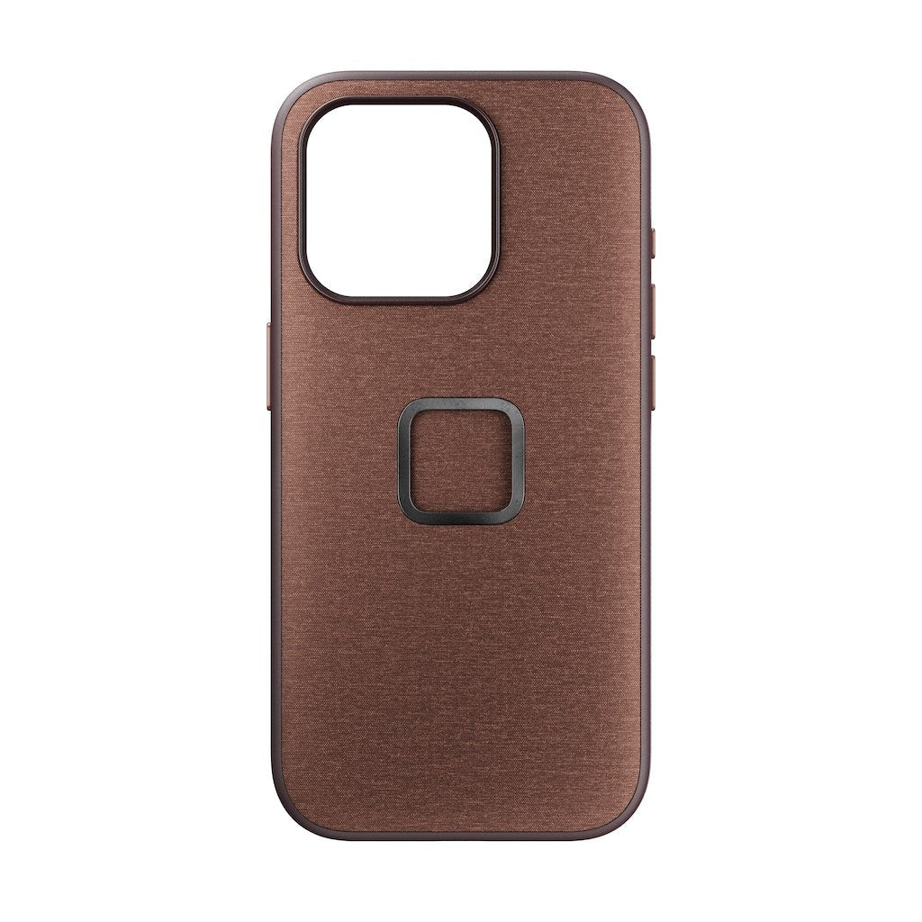 Peak Design Mobile Everyday Fabric iPhone 15 Pro v2 Redwood