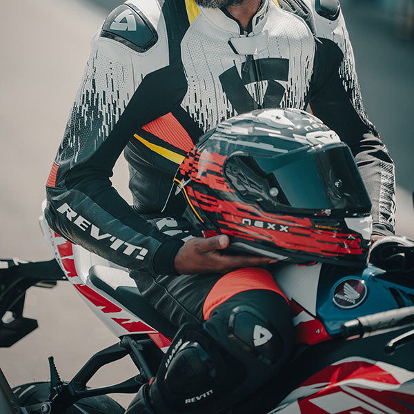 Nexx Helmet - X.R3R - Glitch Racer Carbon - Red White