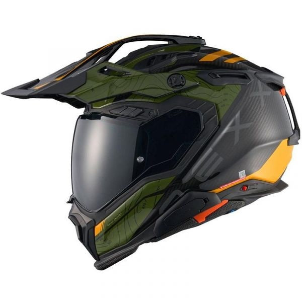 Nexx Helmet - X.WED3 - Furka Carbon - Green Yellow