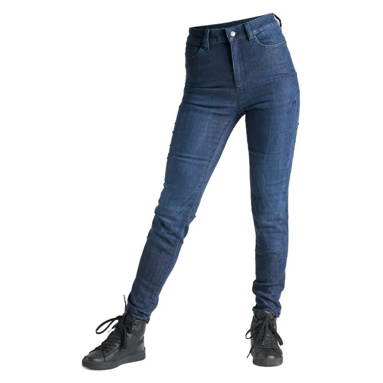 Pando Moto Kusari Cor 02 Women's Jeans, Length 32 - Blue