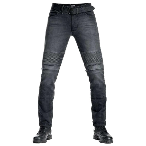 Pando Moto KARL DEVIL 9 Jeans, Length 30 - Black